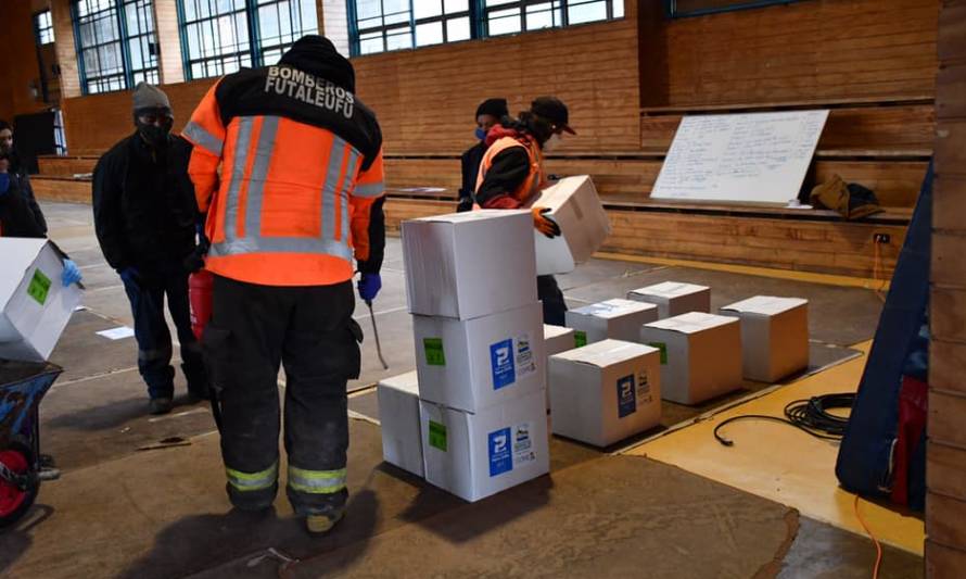 Este miércoles parte entrega de cajas de alimentos en Futaleufú