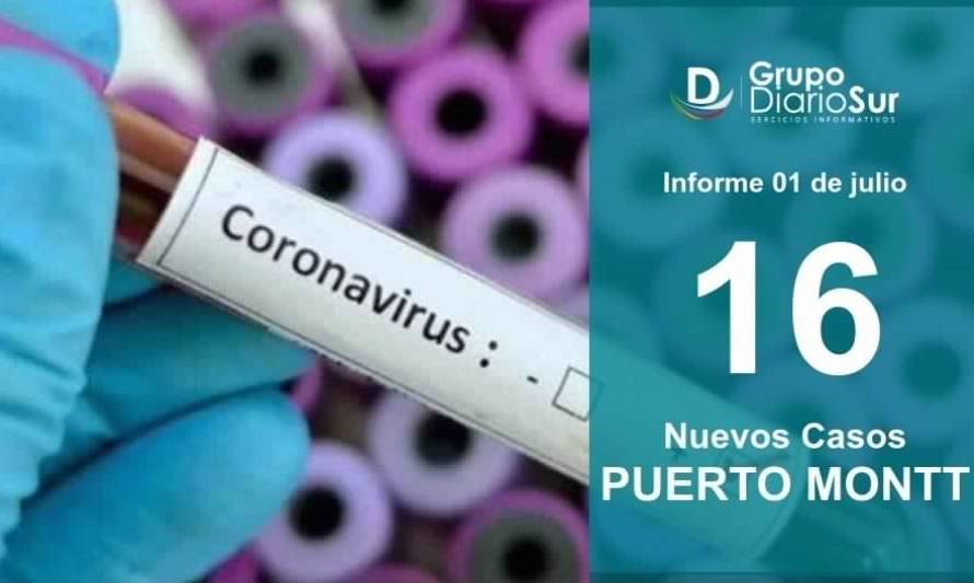 Puerto Montt sigue liderando nuevos contagios de Covid-19 en la región