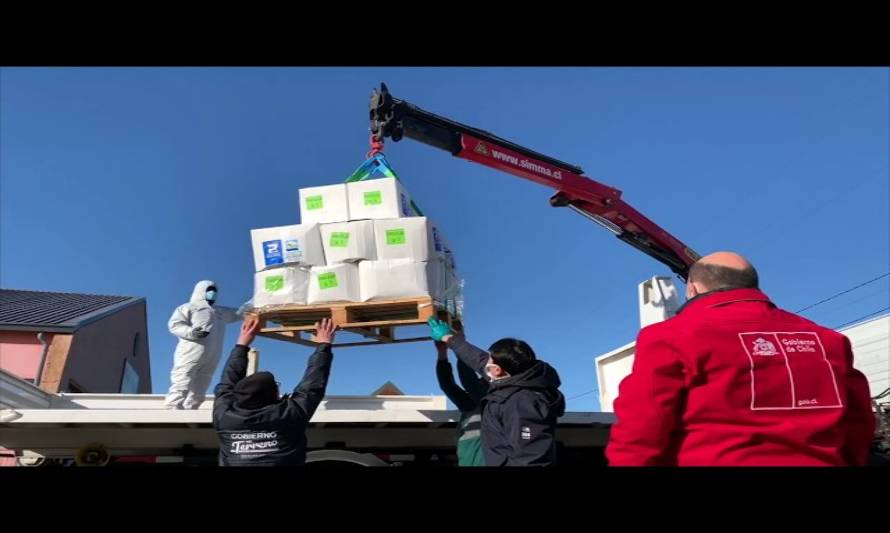 En Chiloé han sido entregadas 70 por ciento de cajas de Alimentos para Chile