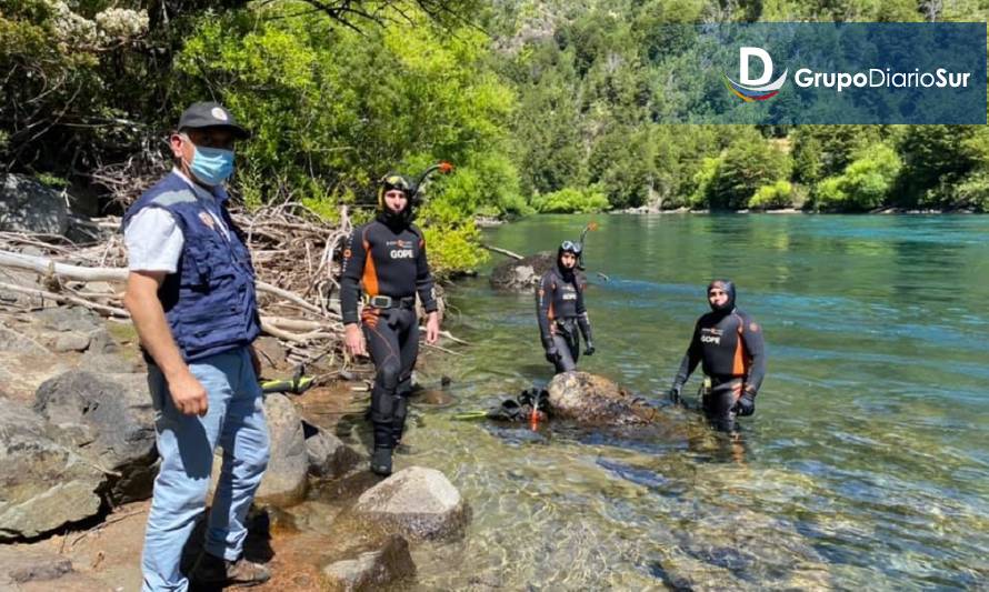 Encontraron cuerpo de persona que desapareció en el río Futaleufú
