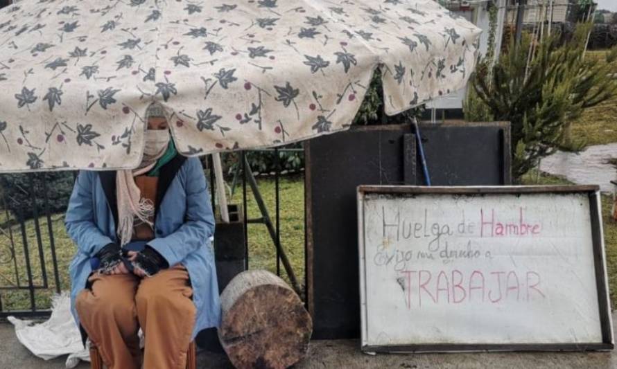 Emprendedora gastronómica realizó huelga de hambre en Puerto Montt