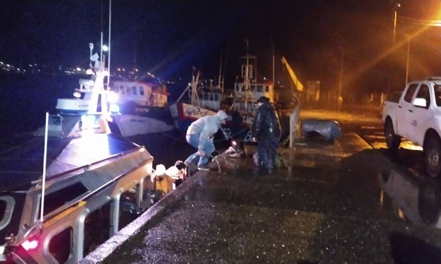 Los naufragos llegaron al puerto de Ancud