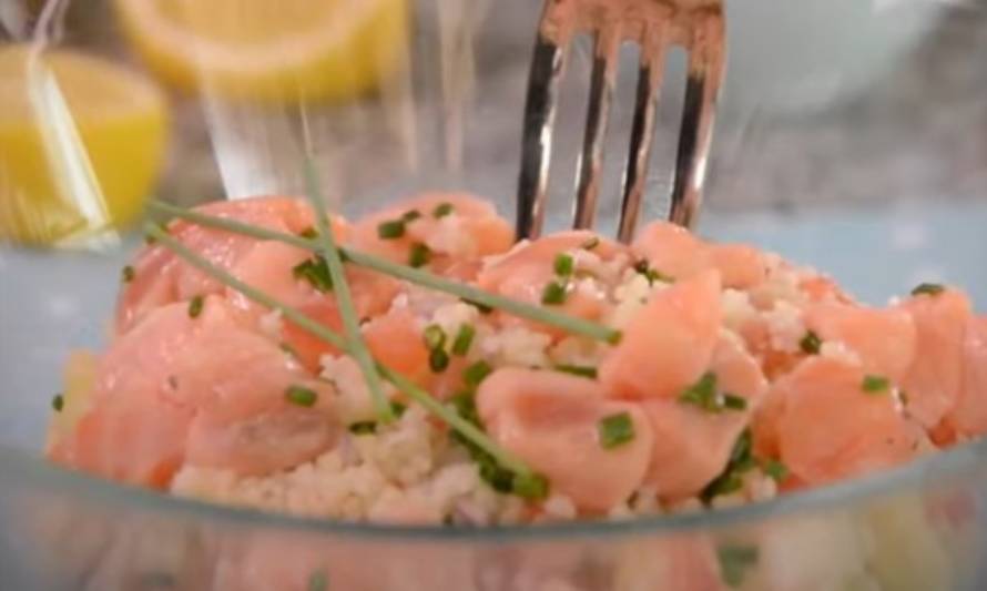 Nueva receta de SalmonChile: Salmón con cous-cous
