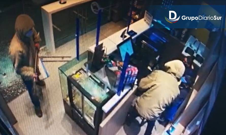 Registro de la cámara de seguridad del Punto Copec
