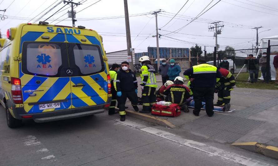 Automóvil particular atropelló a dos personas en Alerce