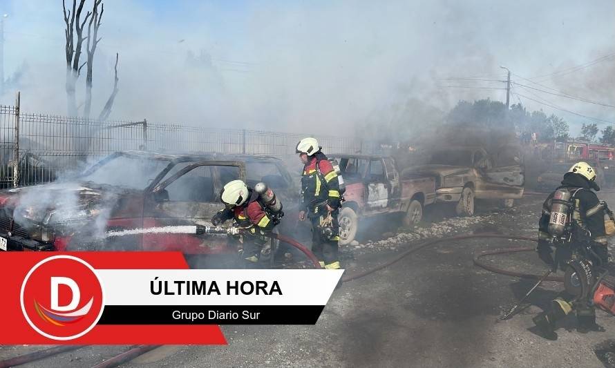 Incendio destruyó casas y autos