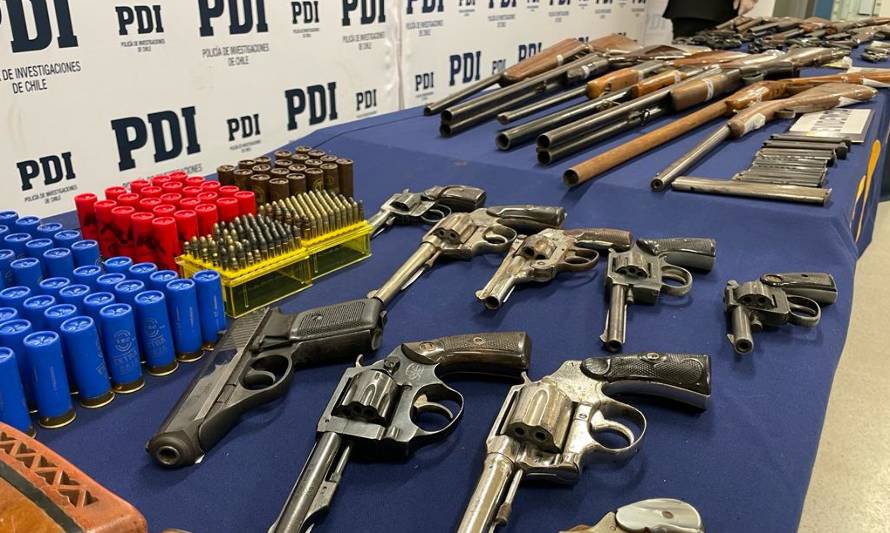 Armas incautadas